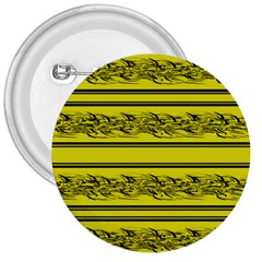 Yellow Barbwire 3  Buttons by Valentinaart