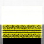 Yellow barbwire Rectangular Jigsaw Puzzl Front