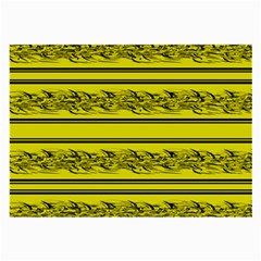 Yellow Barbwire Large Glasses Cloth