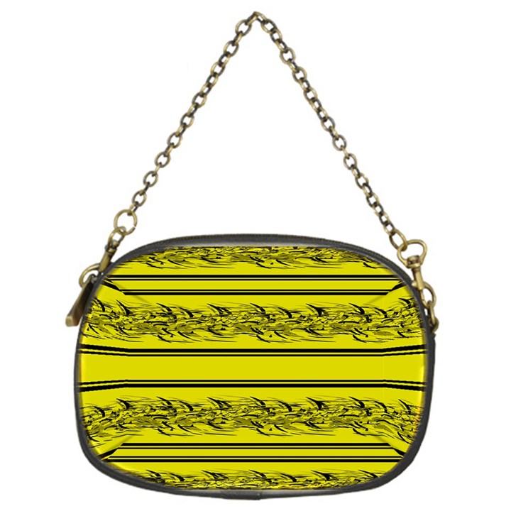 Yellow barbwire Chain Purses (One Side) 