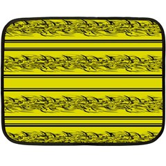 Yellow Barbwire Fleece Blanket (mini)