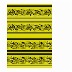 Yellow Barbwire Small Garden Flag (two Sides)