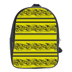 Yellow Barbwire School Bags (xl) 