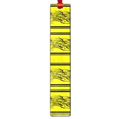 Yellow Barbwire Large Book Marks