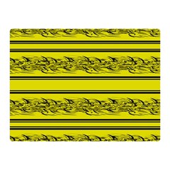 Yellow Barbwire Double Sided Flano Blanket (mini) 