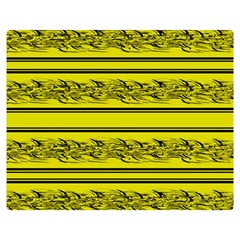 Yellow Barbwire Double Sided Flano Blanket (medium) 