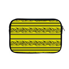 Yellow Barbwire Apple Macbook Pro 13  Zipper Case by Valentinaart