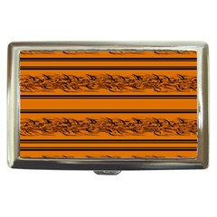 Orange Barbwire Pattern Cigarette Money Cases