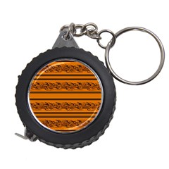 Orange Barbwire Pattern Measuring Tapes by Valentinaart