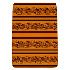 Orange Barbwire Pattern Flap Covers (l)  by Valentinaart