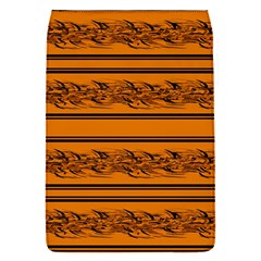 Orange Barbwire Pattern Flap Covers (s)  by Valentinaart