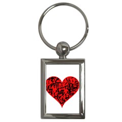 Valentine Hart Key Chains (Rectangle) 