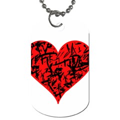 Valentine Hart Dog Tag (Two Sides)