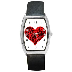 Valentine Hart Barrel Style Metal Watch