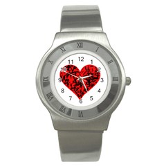 Valentine Hart Stainless Steel Watch