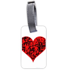 Valentine Hart Luggage Tags (One Side) 