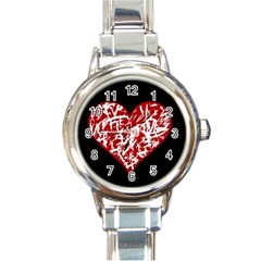 Valentine s Day Design Round Italian Charm Watch