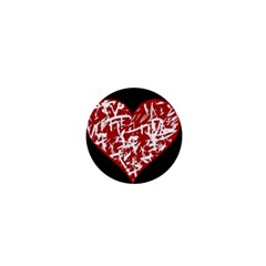 Valentine s Day Design 1  Mini Buttons by Valentinaart