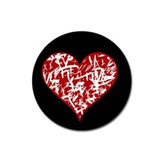 Valentine s Day Design Magnet 3  (round)