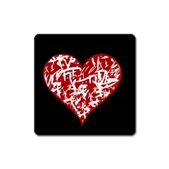 Valentine s Day Design Square Magnet by Valentinaart