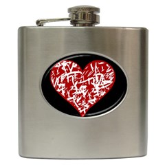 Valentine s Day Design Hip Flask (6 Oz)