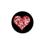 Valentine s day design Golf Ball Marker (4 pack) Front