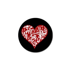 Valentine s Day Design Golf Ball Marker (10 Pack) by Valentinaart