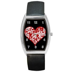 Valentine s Day Design Barrel Style Metal Watch by Valentinaart