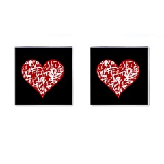 Valentine s Day Design Cufflinks (square) by Valentinaart