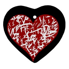 Valentine s Day Design Heart Ornament (2 Sides) by Valentinaart