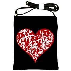 Valentine s Day Design Shoulder Sling Bags by Valentinaart