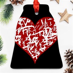 Valentine s Day Design Bell Ornament (2 Sides)