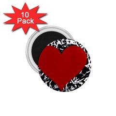 Red Valentine 1 75  Magnets (10 Pack)  by Valentinaart