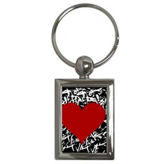 Red Valentine Key Chains (rectangle) 