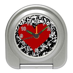 Red Valentine Travel Alarm Clocks