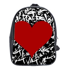 Red Valentine School Bags(large) 