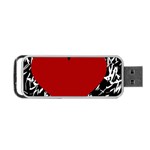 Red Valentine Portable USB Flash (One Side) Front