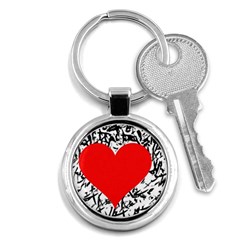 Red Valentine 2 Key Chains (round) 