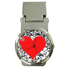 Red Valentine 2 Money Clip Watches by Valentinaart