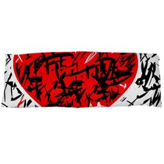 Red Hart - Graffiti Style Body Pillow Case Dakimakura (two Sides)