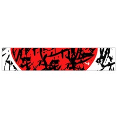 Red Hart - Graffiti Style Flano Scarf (small)