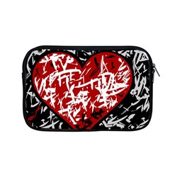 Red Graffiti Style Hart  Apple Macbook Pro 13  Zipper Case