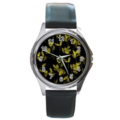 Leggings Round Metal Watch