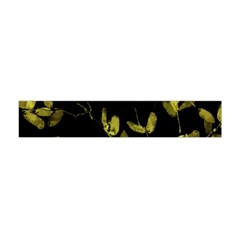 Dark Floral Print Flano Scarf (mini)