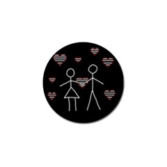 Couple In Love Golf Ball Marker (4 Pack)