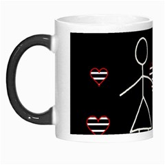 Couple In Love Morph Mugs by Valentinaart