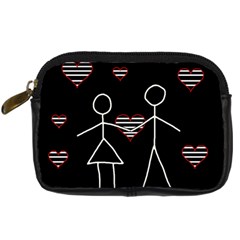 Couple In Love Digital Camera Cases by Valentinaart