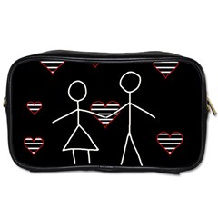 Couple In Love Toiletries Bags 2-side