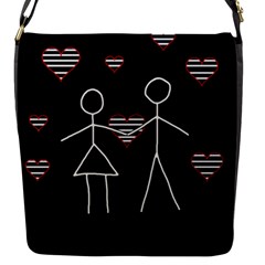 Couple In Love Flap Messenger Bag (s)