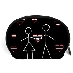 Couple In Love Accessory Pouches (large) 